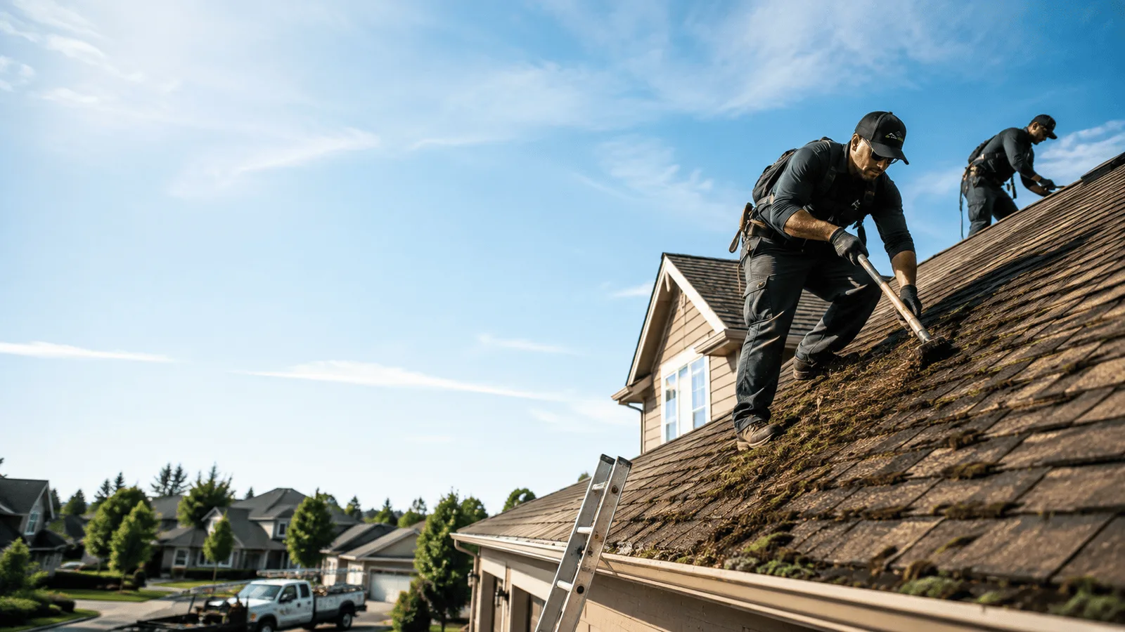 Roof Moss Removal in Fairwater, WI near me